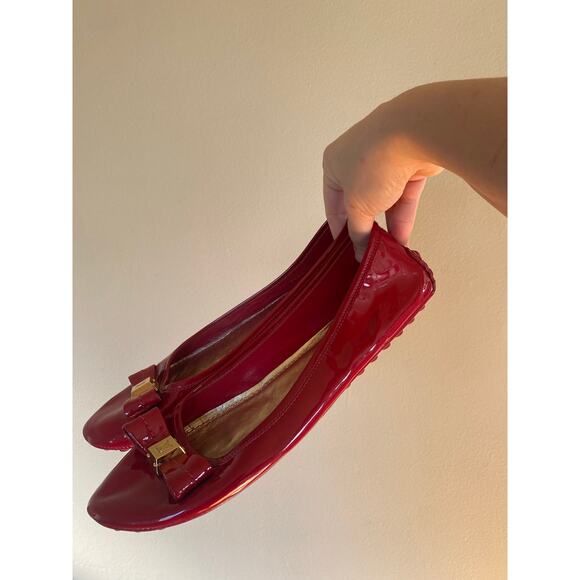 Louis Vuitton Red Patent Flats 38.5/8.5 US - Picture 6 of 10